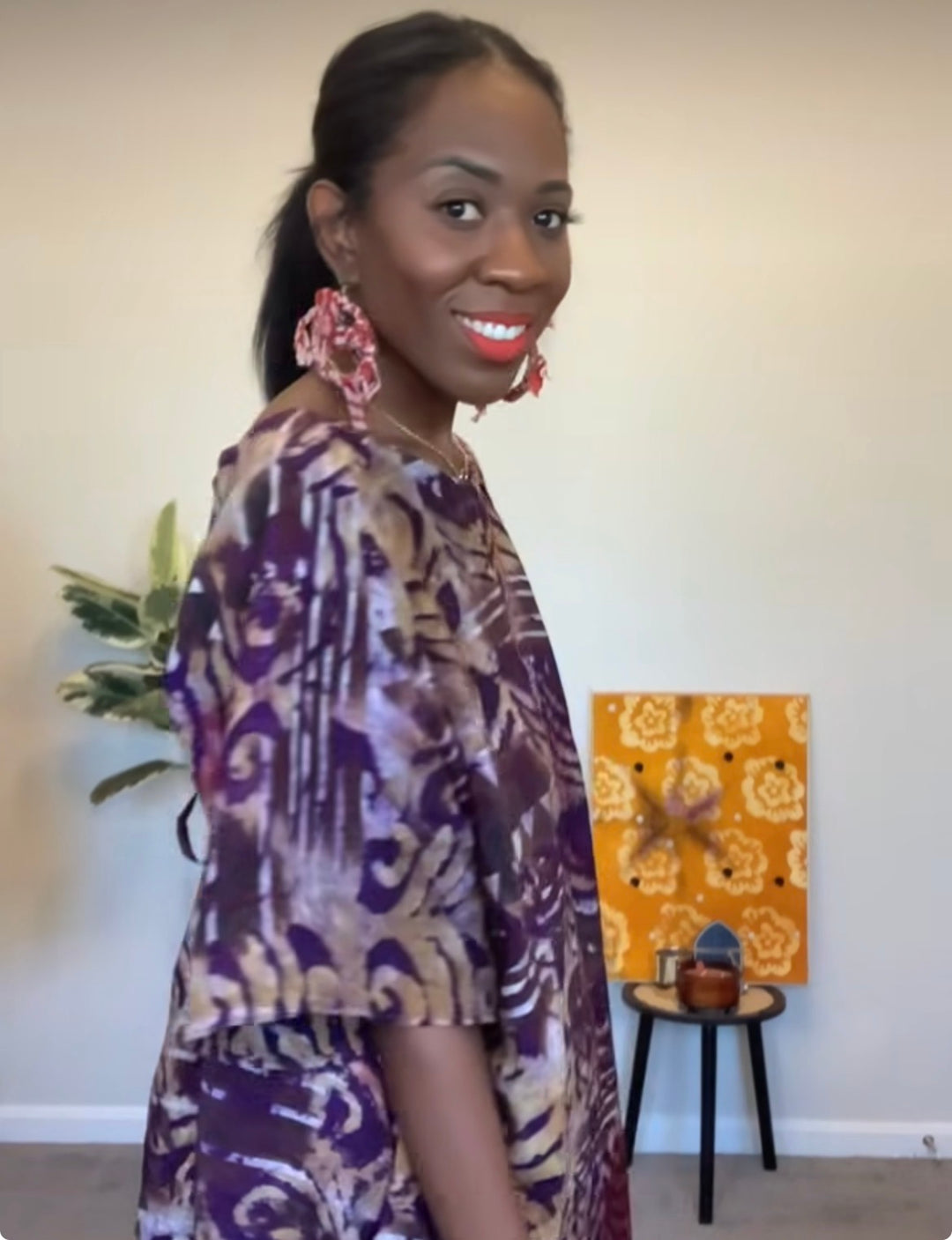 Adire Nigerian Dress