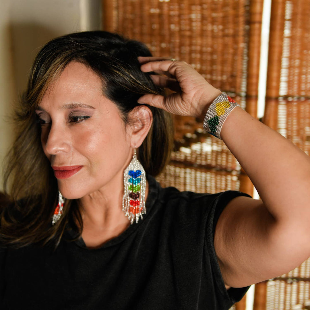 One Love Earrings - Guatemala