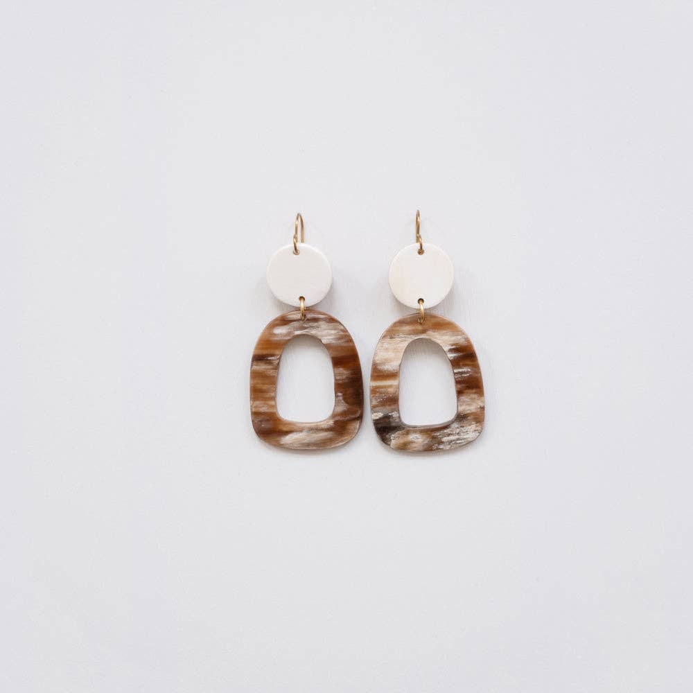 Open Oblong Earrings