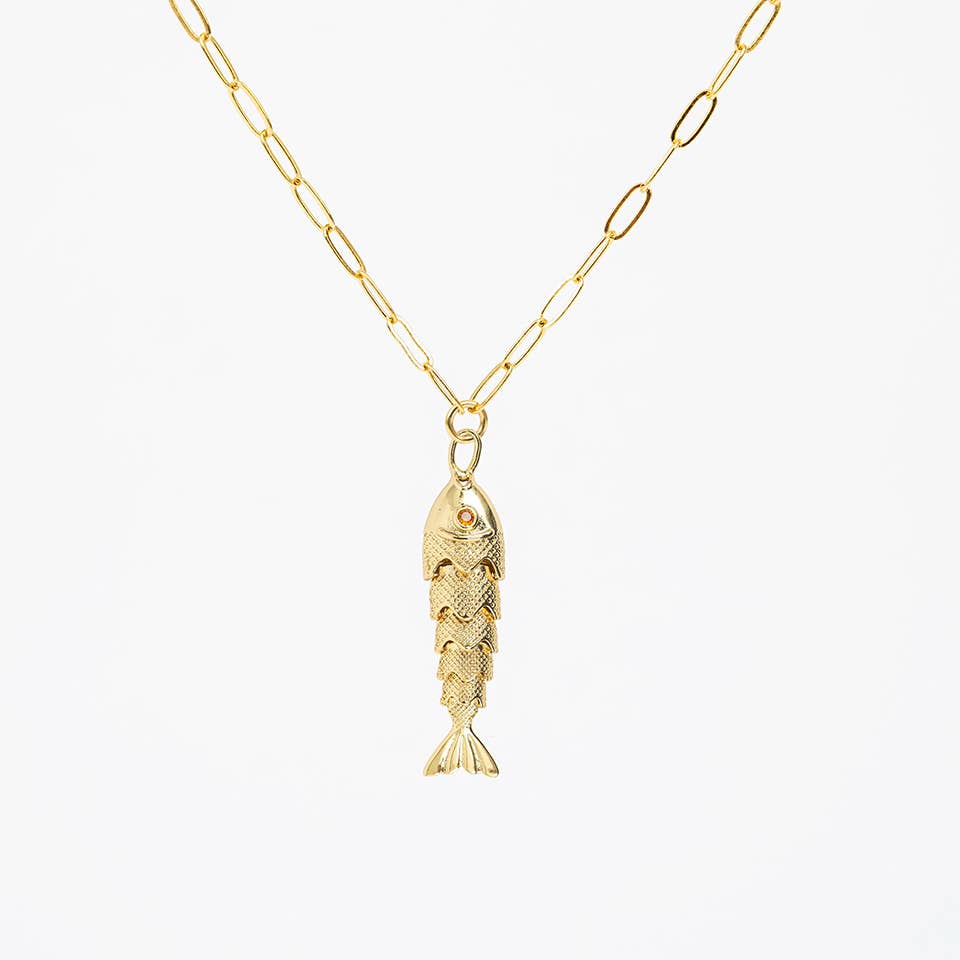 The Big Fish Paperclip Necklace