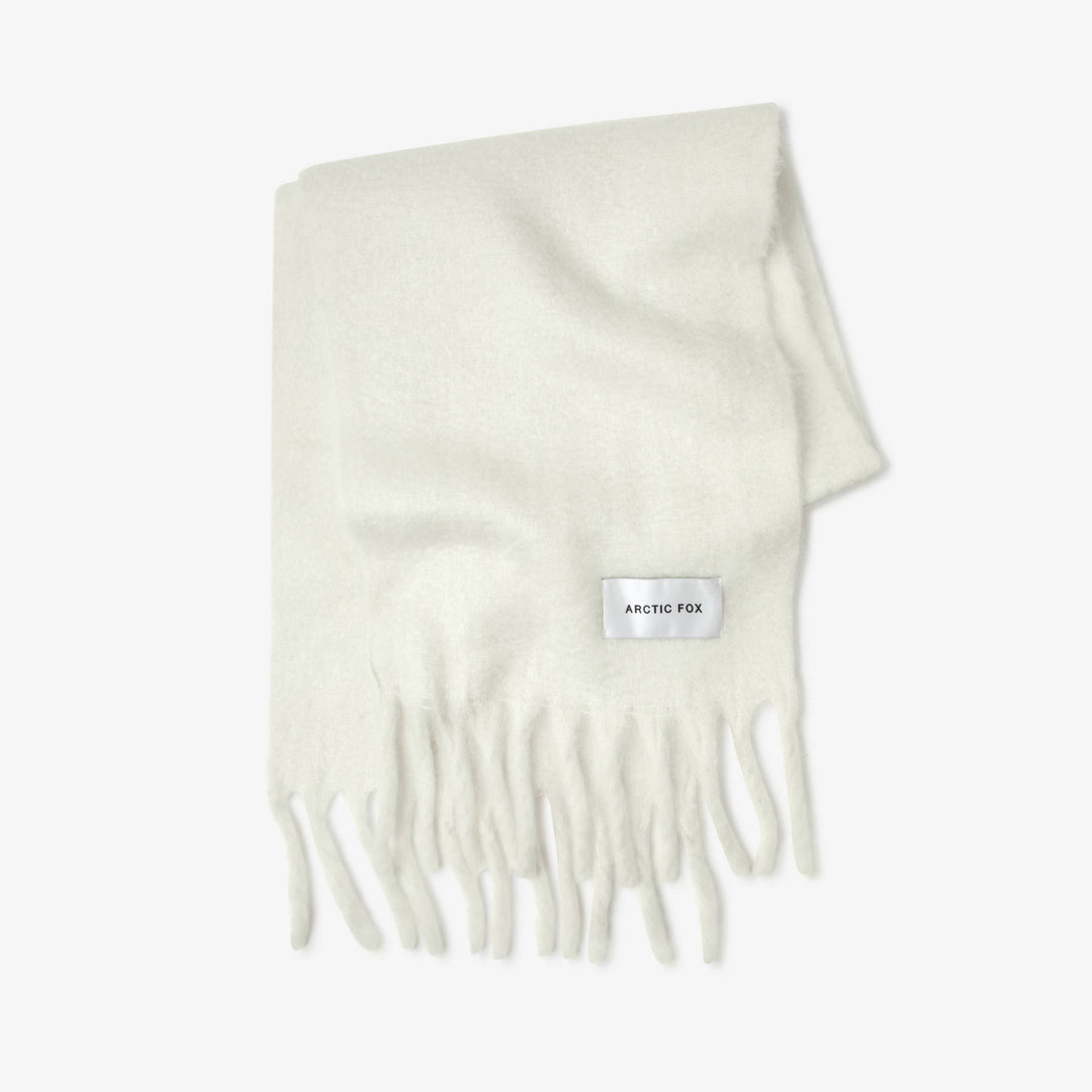 The Stockholm Scarf - 100% Recycled, Polar White - UK