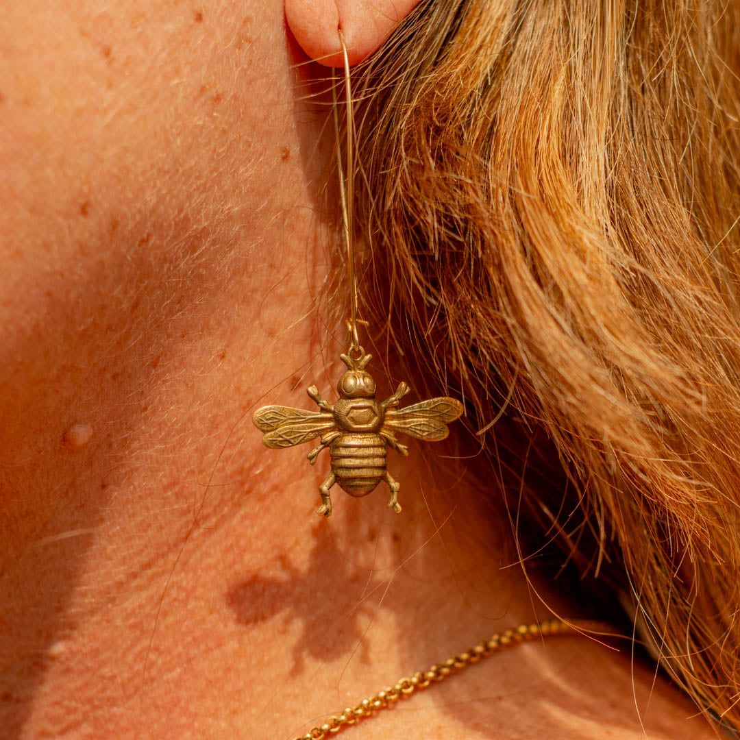 Bee Earrings - Salem, Massachusetts