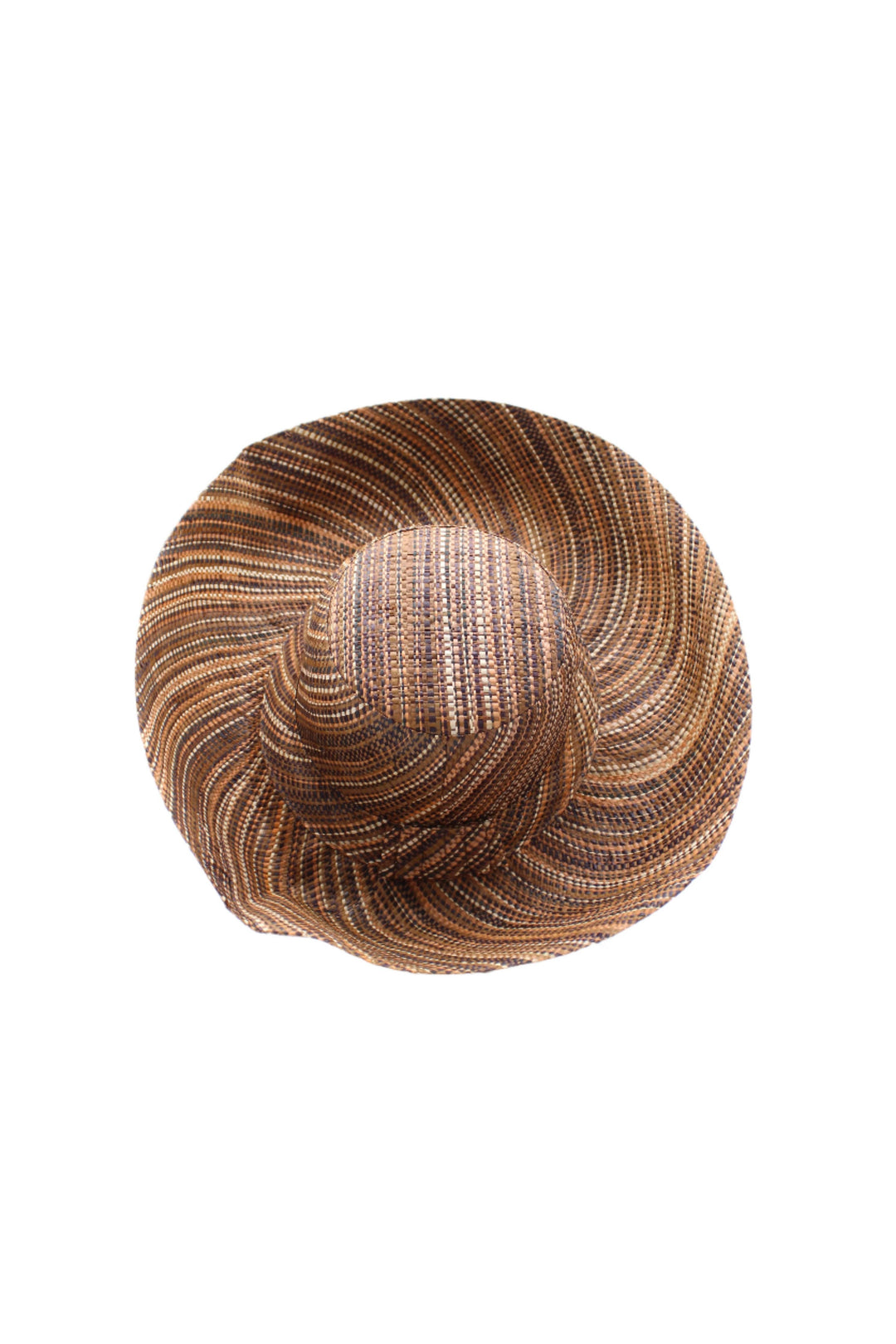 Monica 5" & 7" Wide Brim Melange Packable Straw Sun Hats