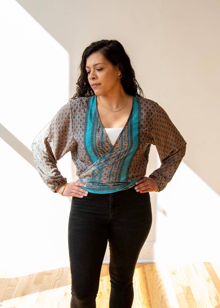 Sari Tie Blouse