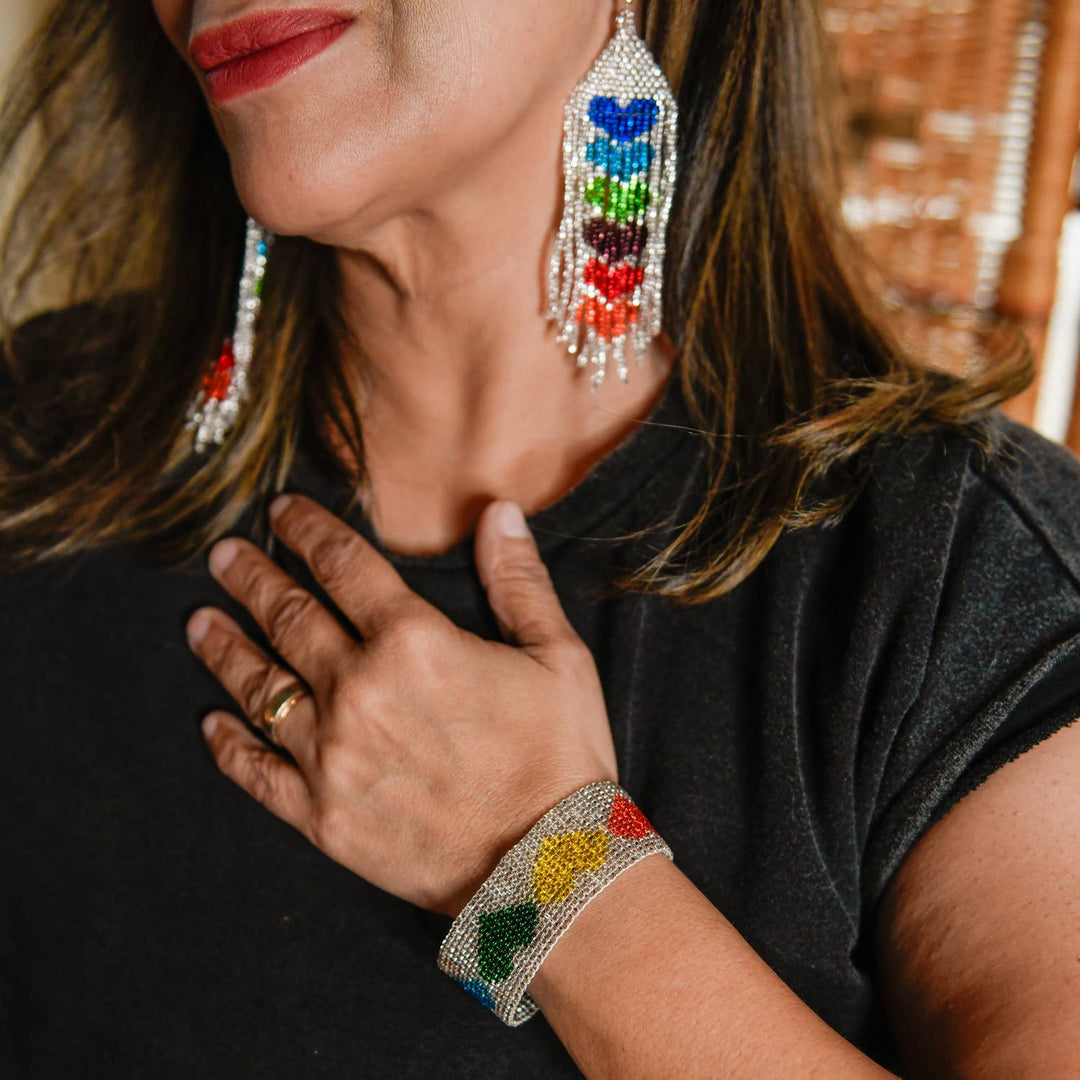 One Love Earrings - Guatemala