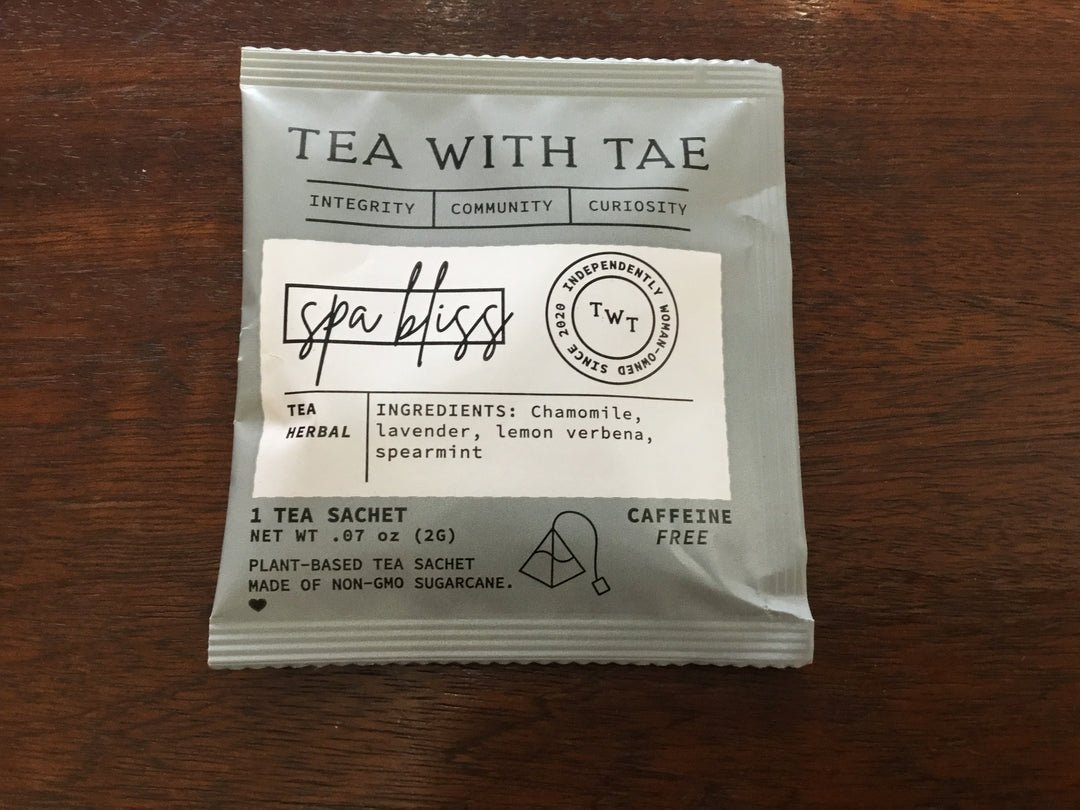 Herbal Tea- Tea with Tae, Spa Bliss
