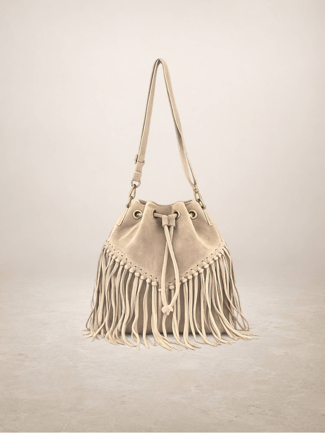 EMANUELA - Suede leather bag 220419