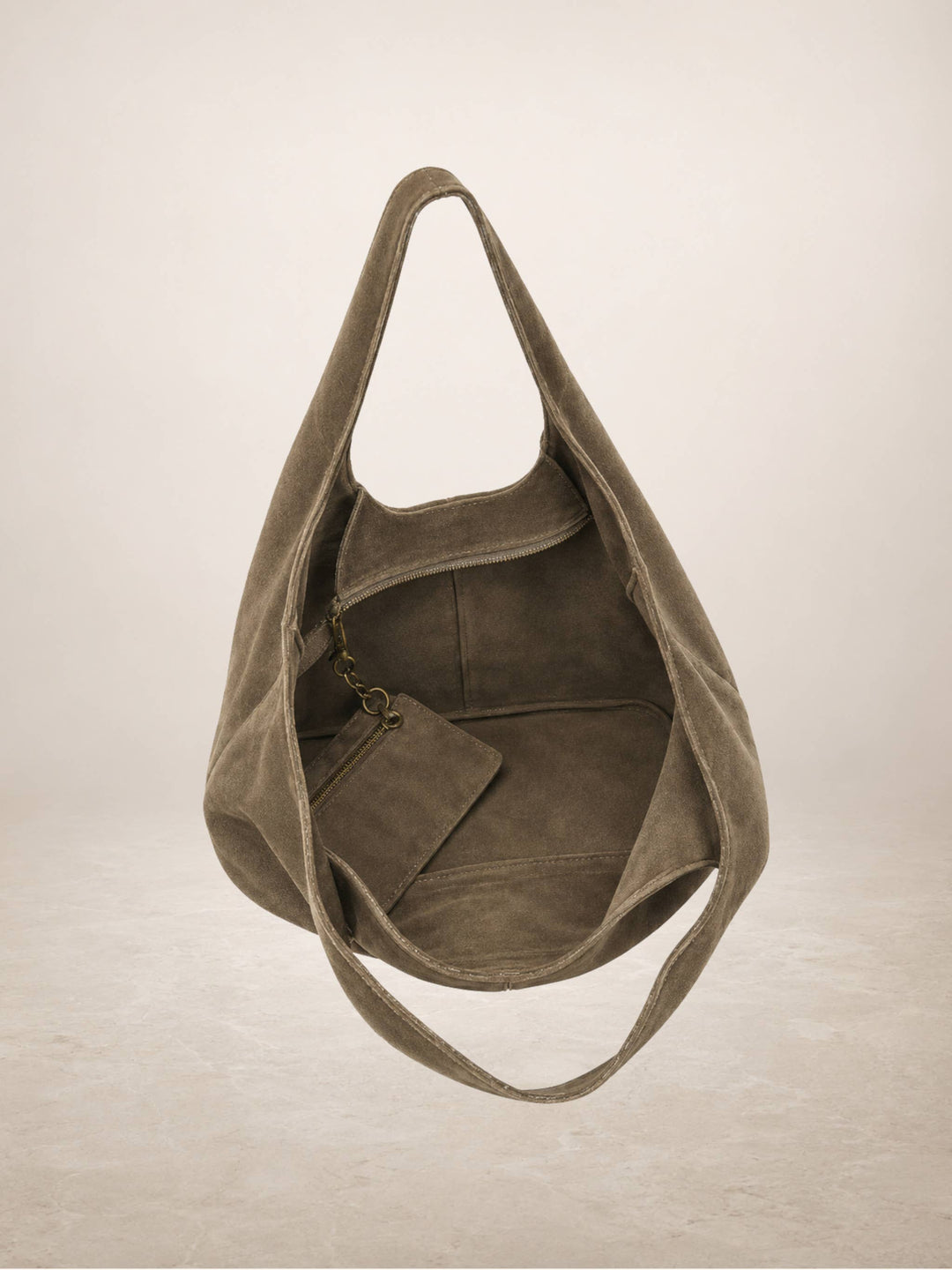 GIANNINA - Suede leather bag