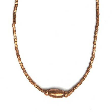 Emnet Dainty Copper Necklace - Ethopia