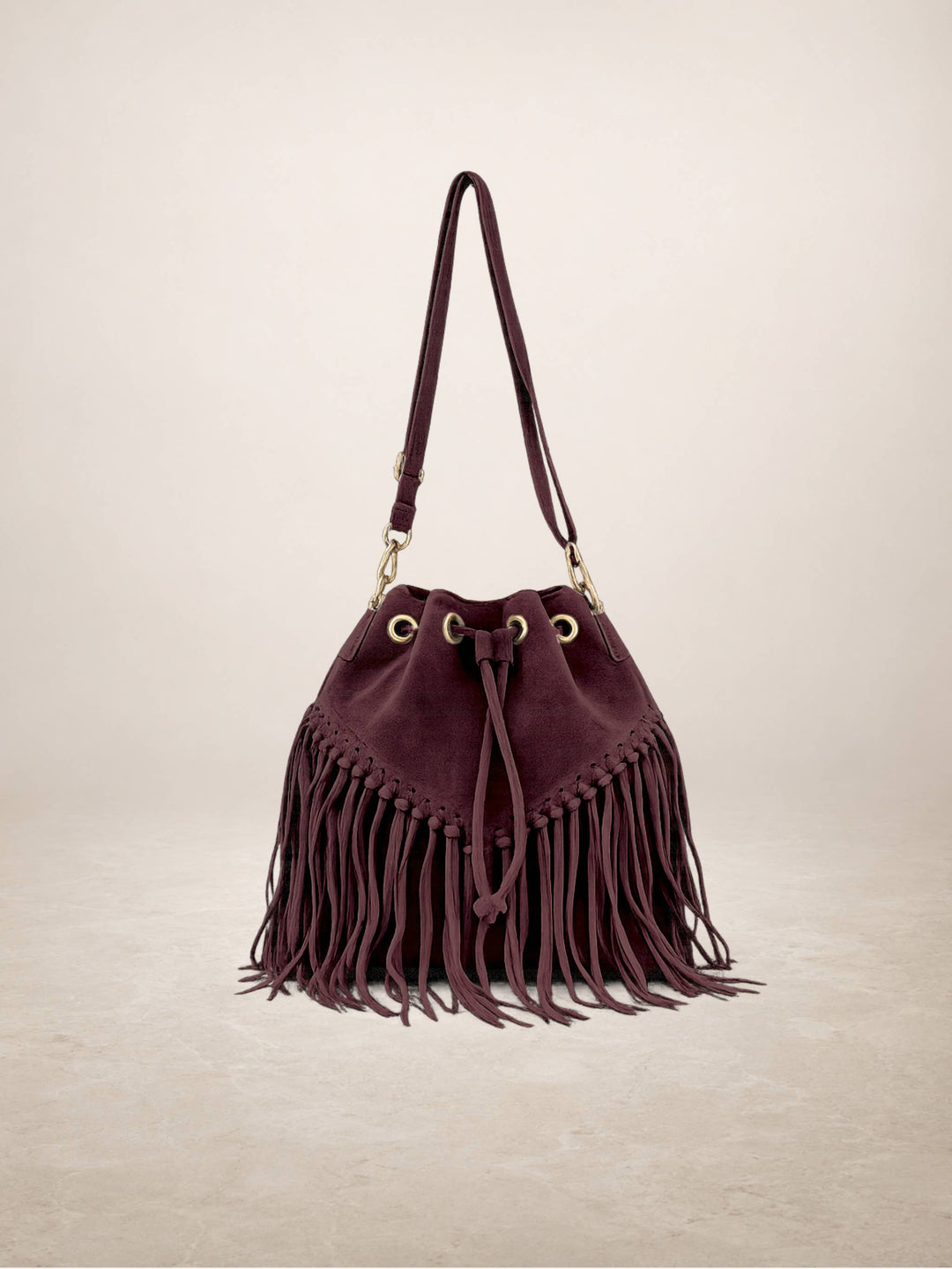 EMANUELA - Suede leather bag 220419