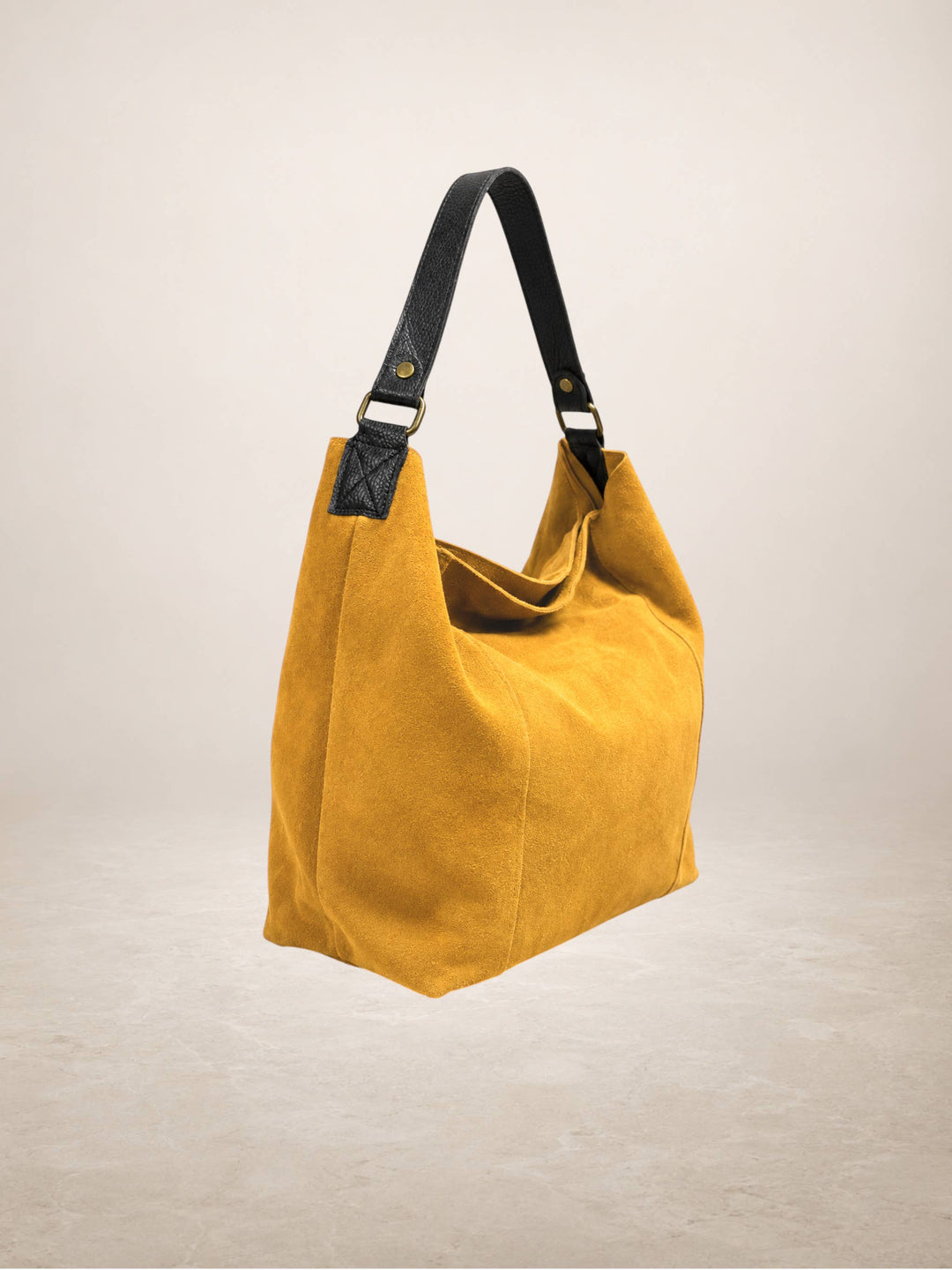CARINA - Suede leather bag