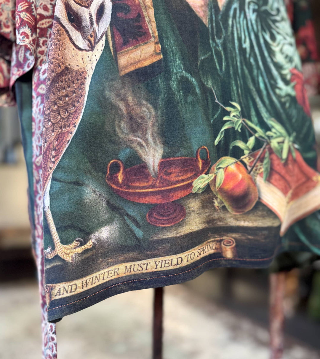 Solstice Matineé (mid-length) Duster w/ Persephone & Moon