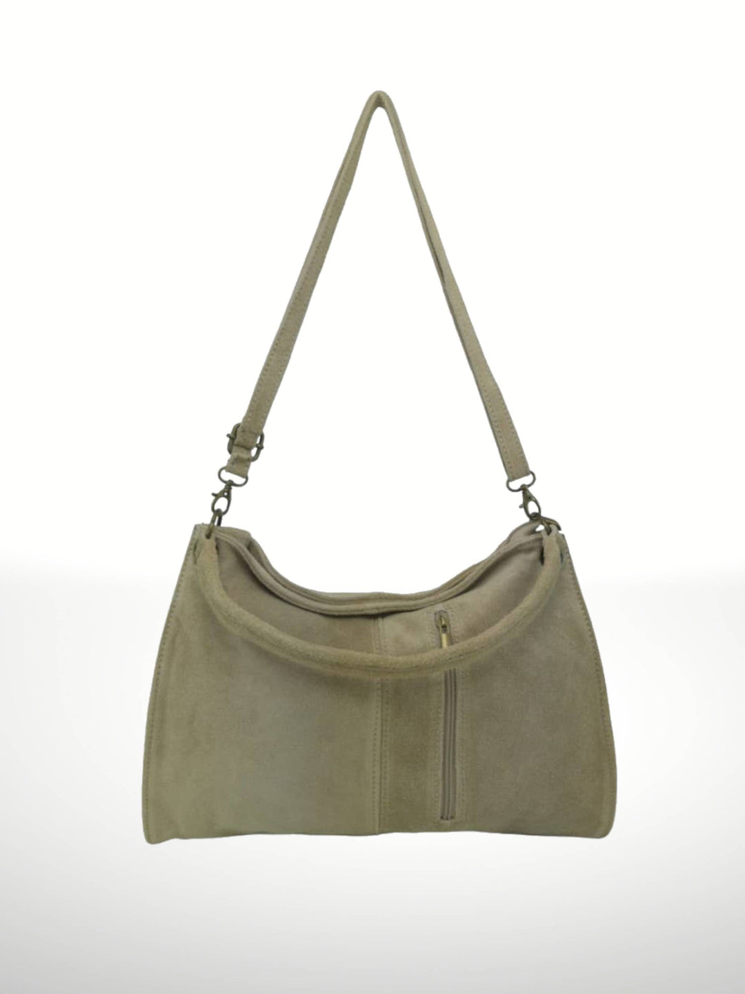 Riccio Suede Leather Bag - Italy