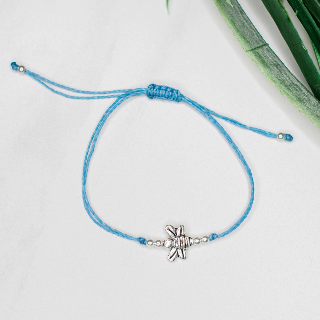 Bee String Charm Bracelet - Guatemala