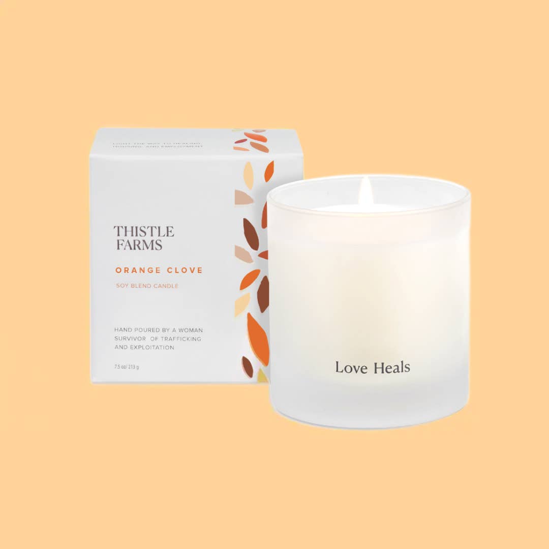 Orange Clove Soy Wax Holiday Candle