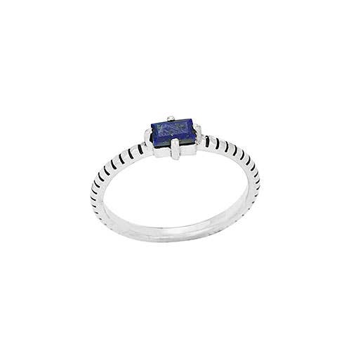 The Blue Lagoon Sterling Silver Lapis Ring