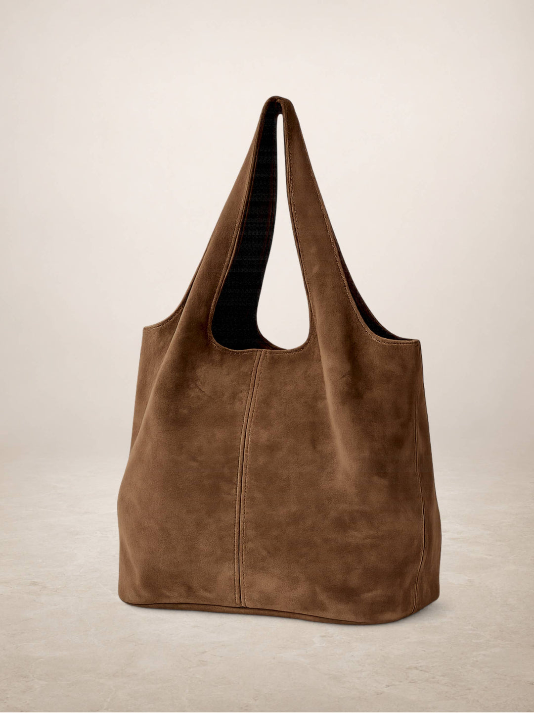 GIANNINA - Suede leather bag
