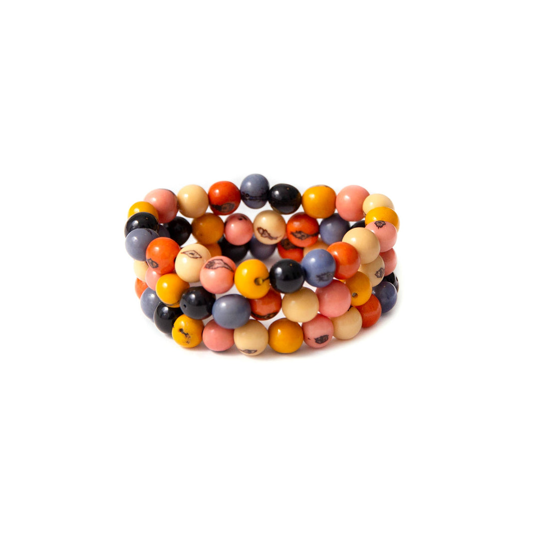 Stackable Acai Bracelet Various Colors - Ecuador