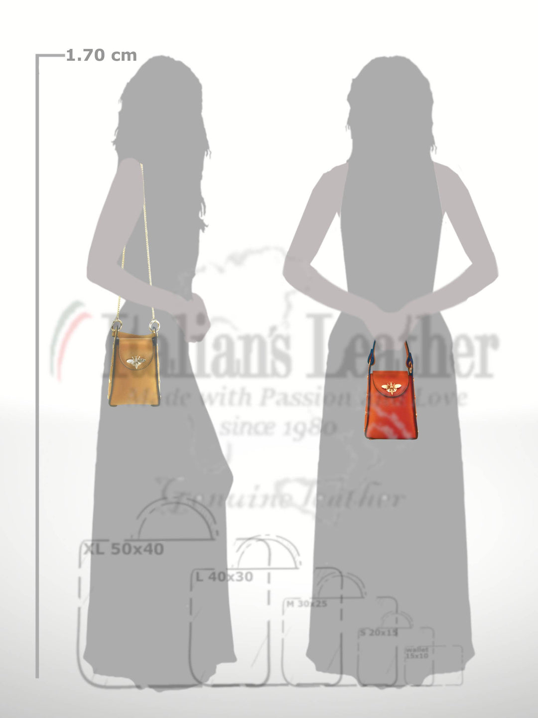 Cupido Cowhide Leather Bag - Italy