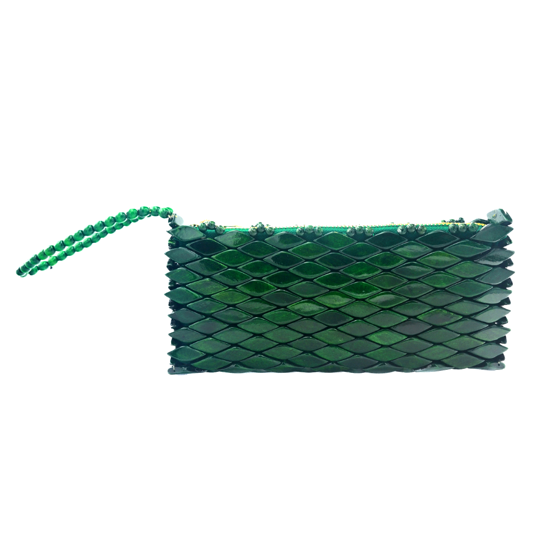 London Wallet Large, Emerald Green - Brazil