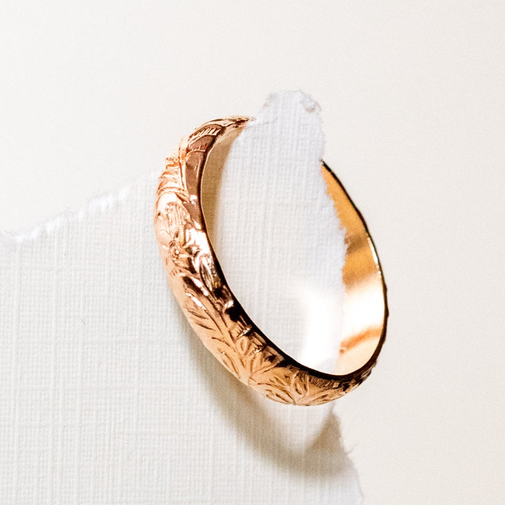 Eye-catching yet minimal, the Caesar Ring is the perfect addition to any ring stack. Ethically made by  empowered women.