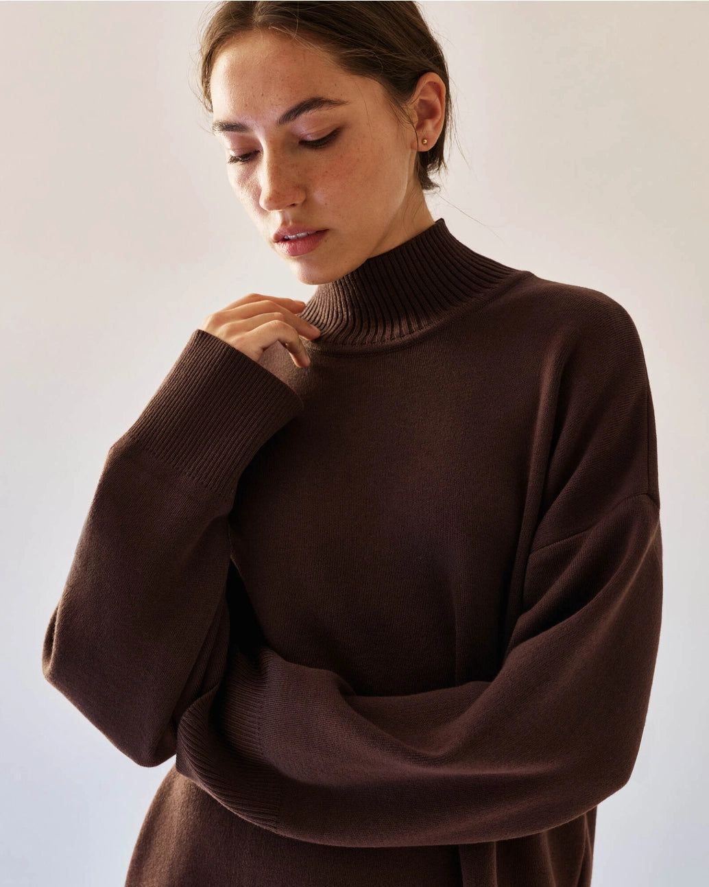 Tala Mock Neck Sweater
