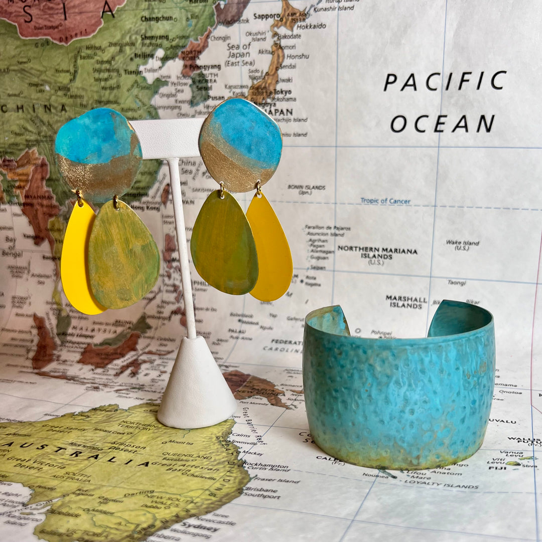 Pebble Earrings - Salem, Massachusetts