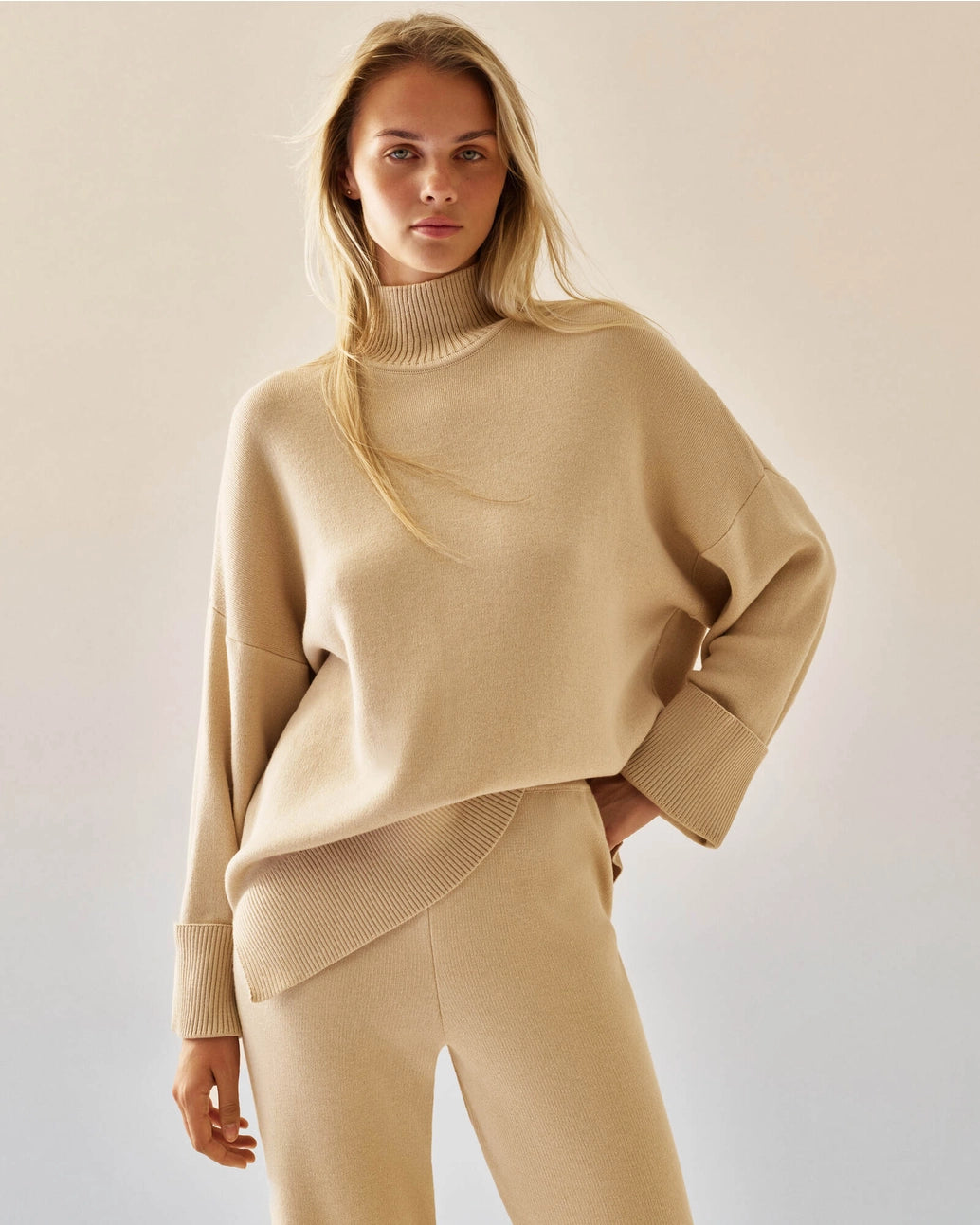 Tala Mock Neck Sweater
