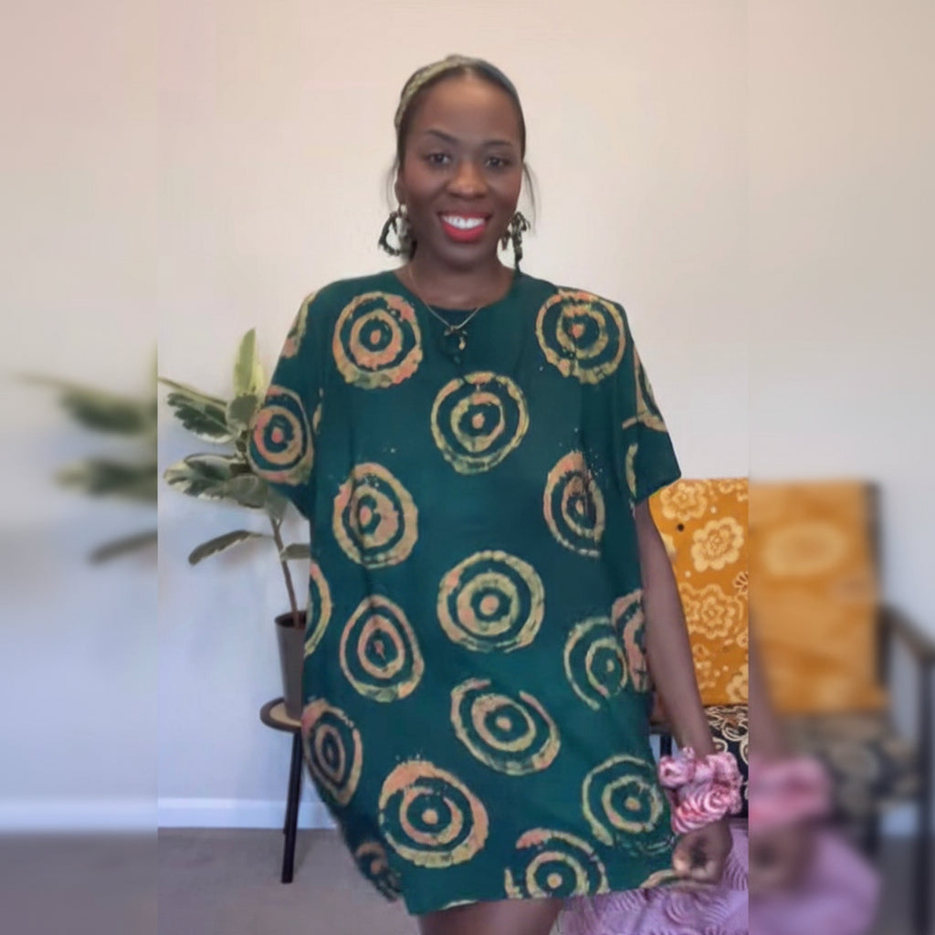Adire Nigerian Dress