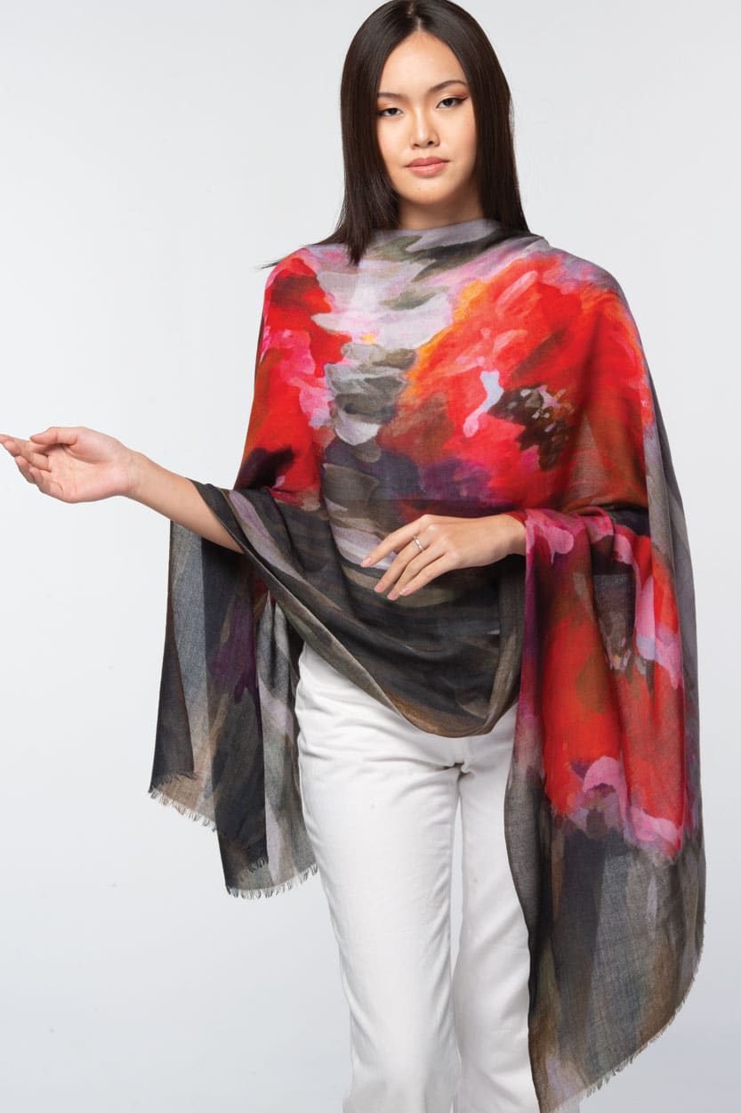 Reena Fine Wool Shawl - India