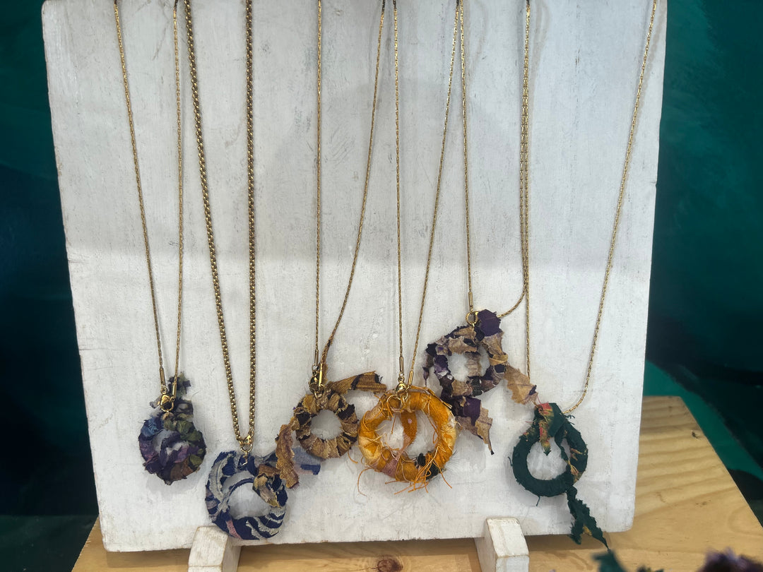 Adire Nigerian Boho Necklaces