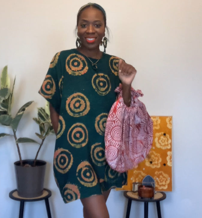 Adire Nigerian Boho Necklaces