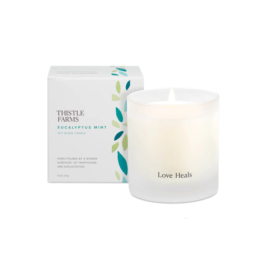 Love Heals Candle Eucalyptus Mint