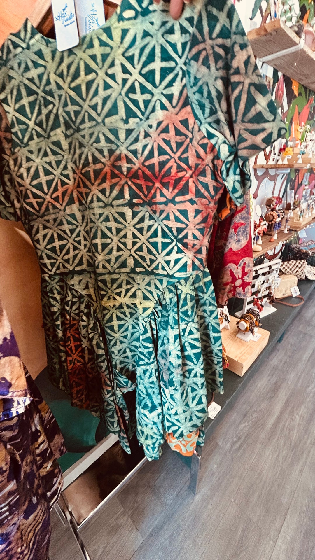 Adire Nigerian Shorts Set