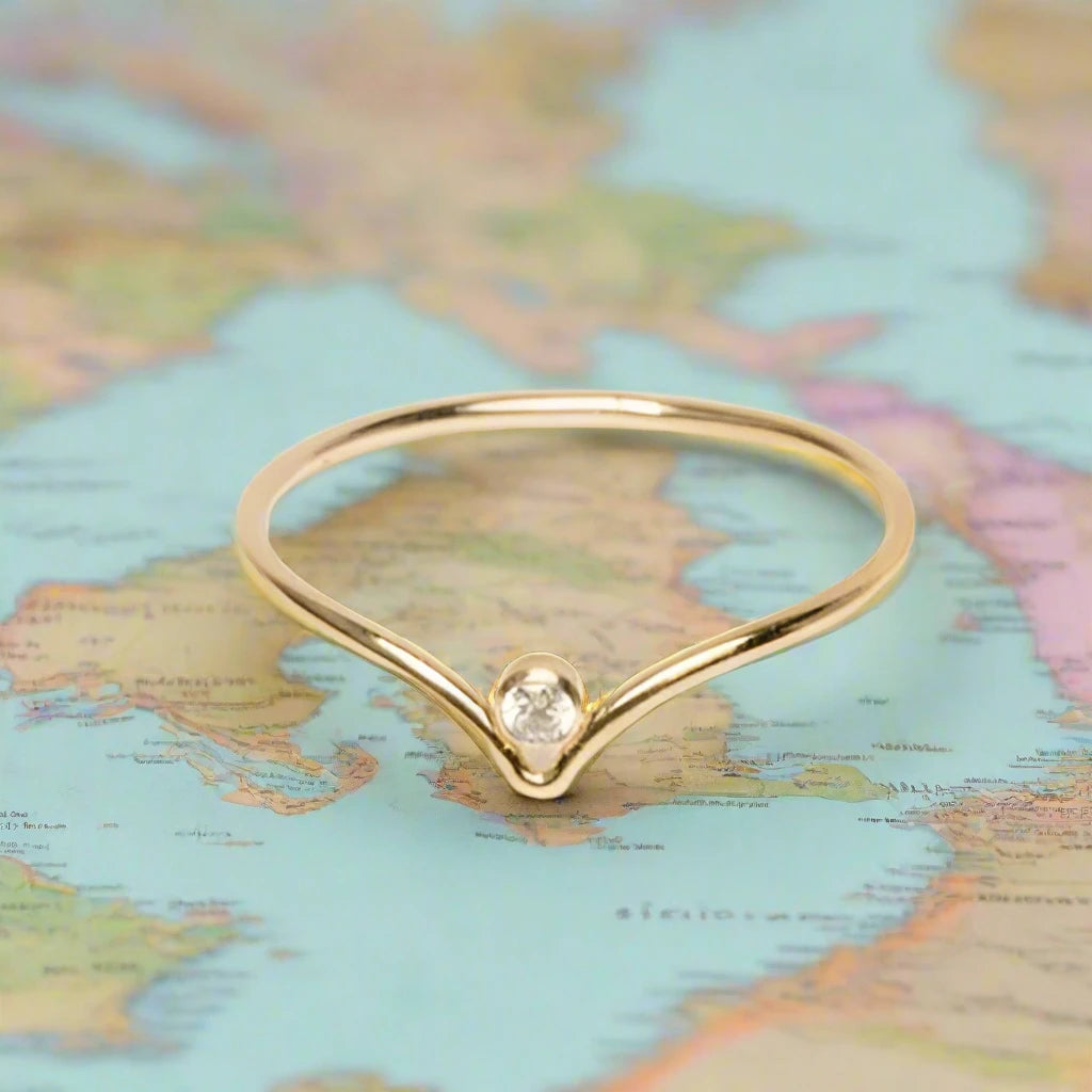 ABLE Diana Wishbone Ring - Nashville, USA