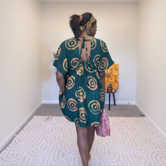 Adire Nigerian Dress