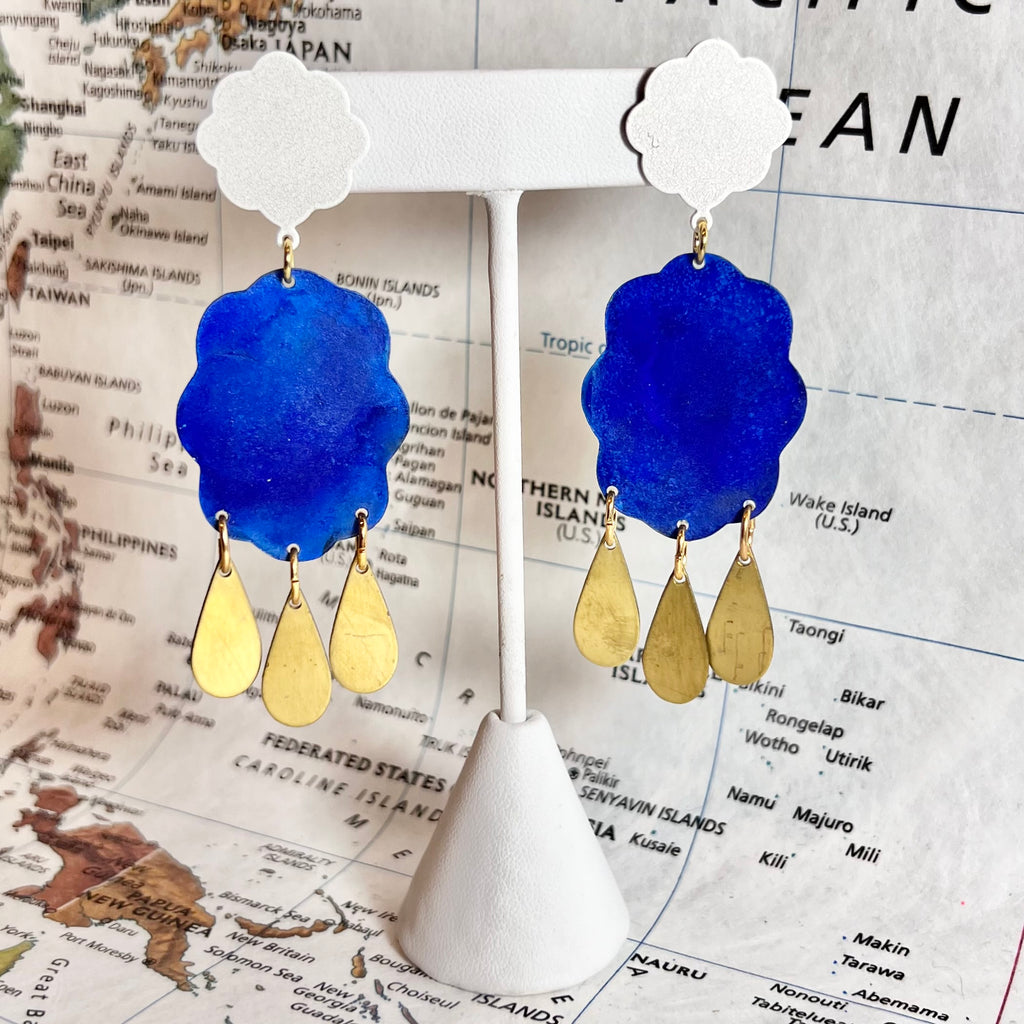 Raincloud Earrings - Salem, Massachusetts