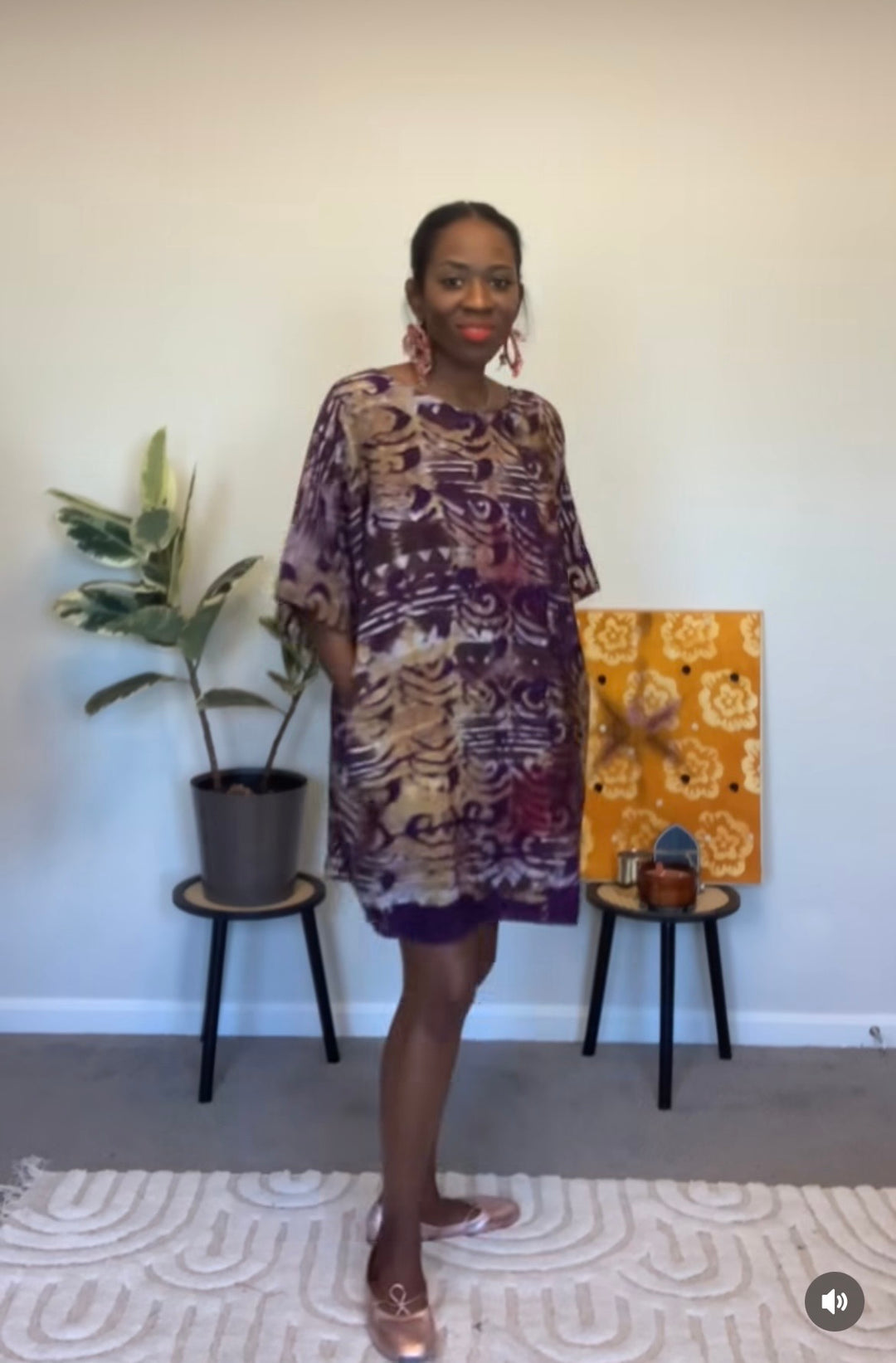 Adire Nigerian Dress