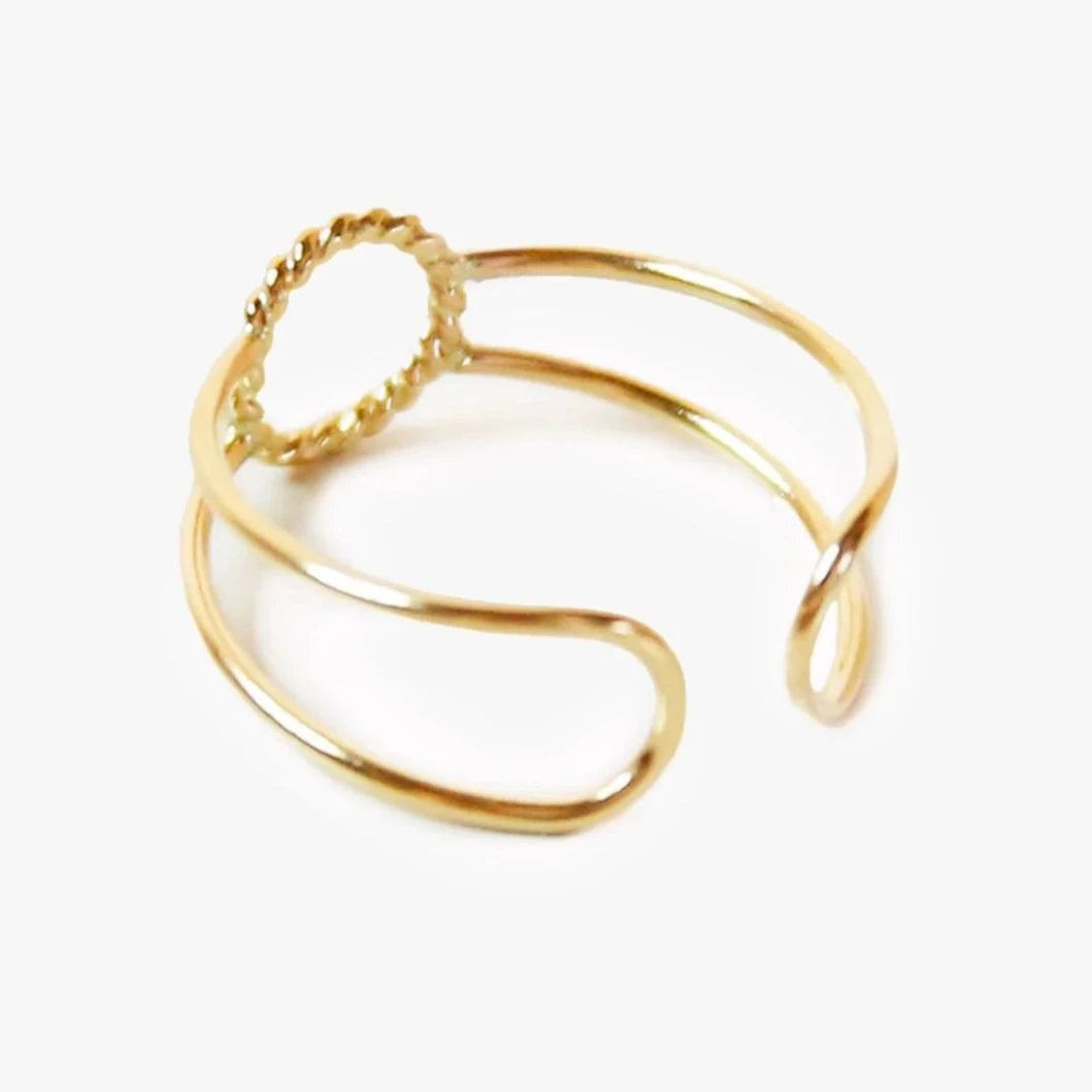 ABLE Lasso Cuff Ring Gold - Nashville, USA