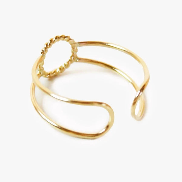 ABLE Lasso Cuff Ring Gold - Nashville, USA