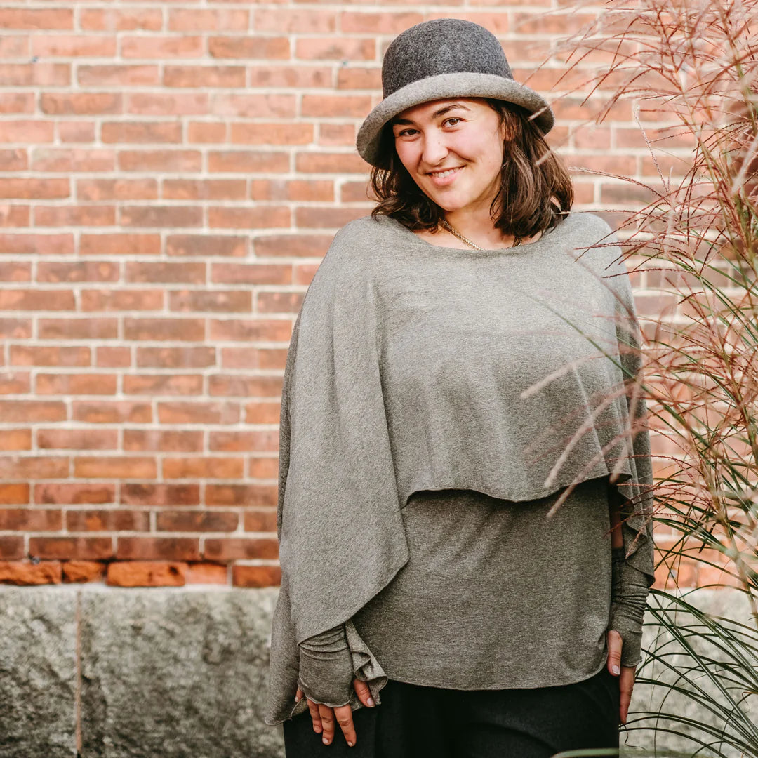 ANGELROX® Mantra layered sleeveless cape -  Maine, USA