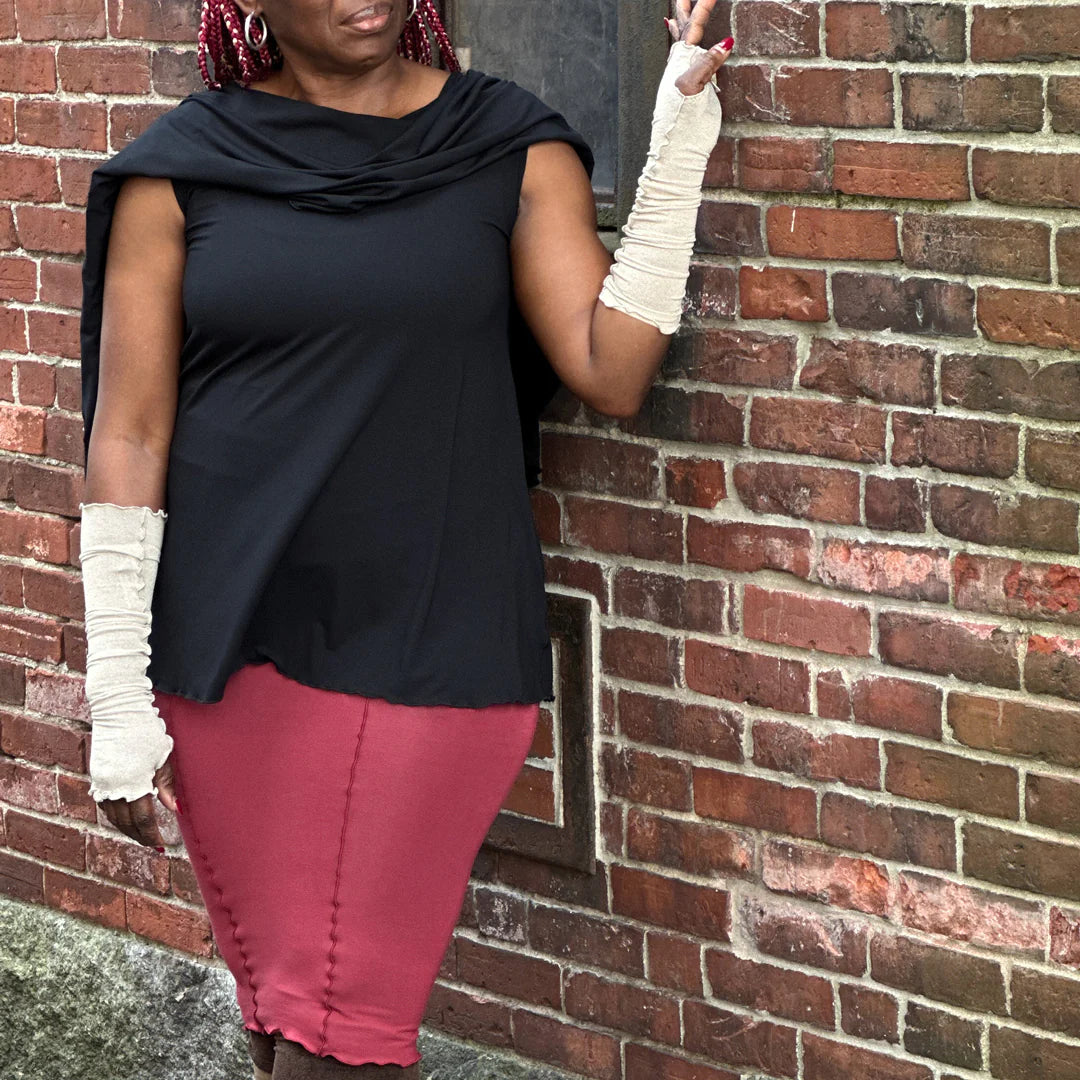 ANGELROX® Mantra layered sleeveless cape -  Maine, USA