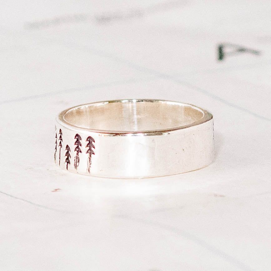 Sterling Silver Forest Ring