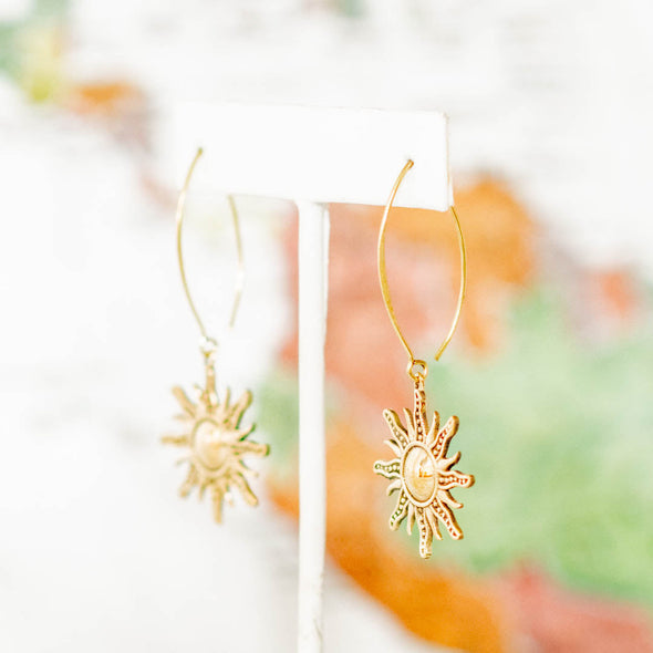 Tribal Sun Earrings - India