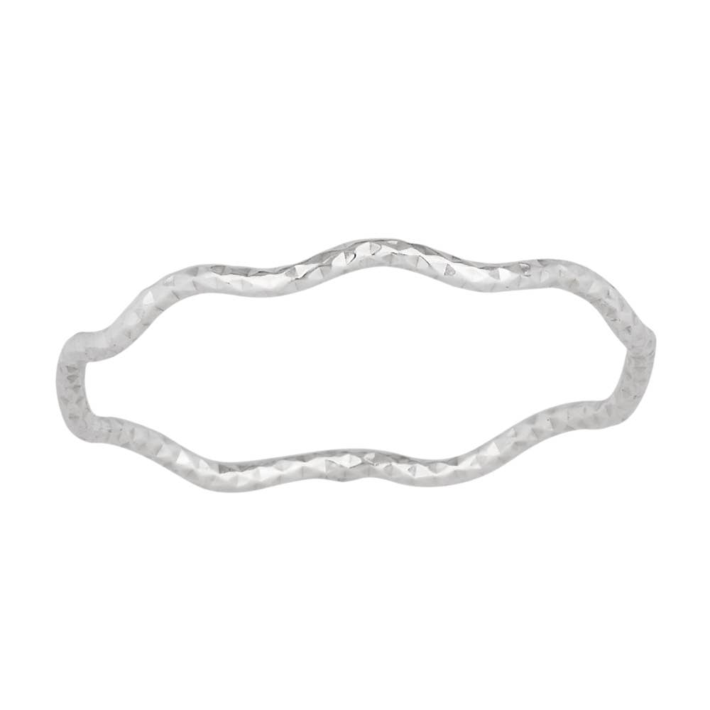Sterling Silver Squiggly Ring