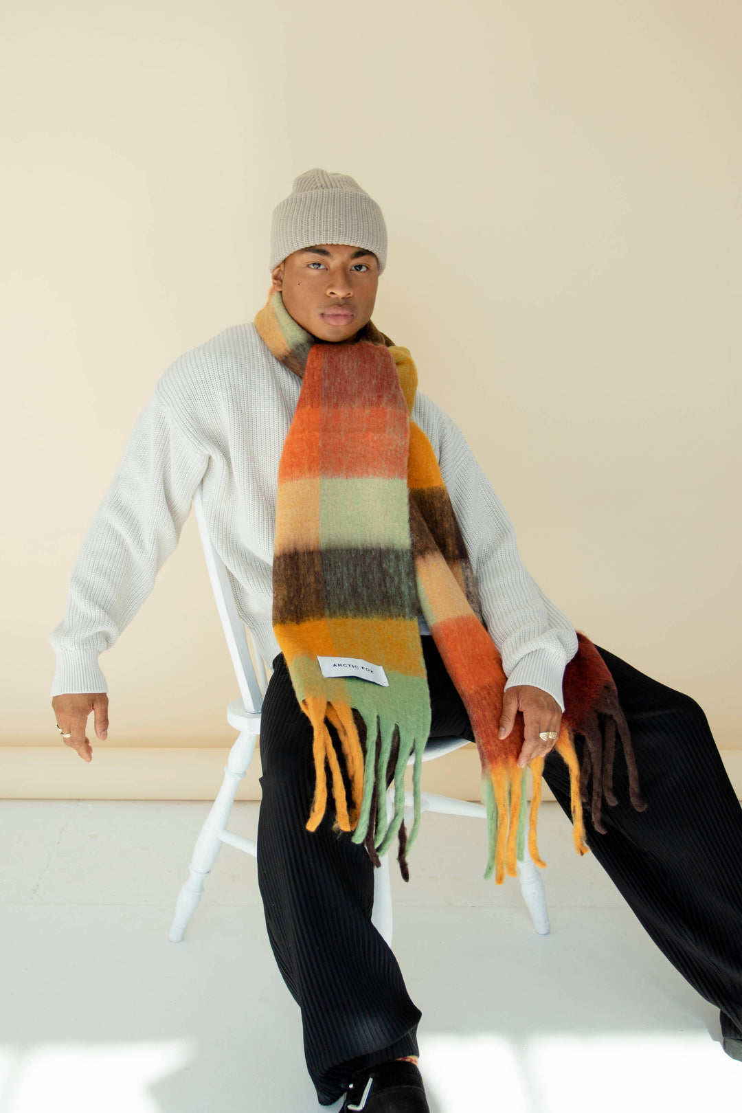 The Reykjavik Scarf - 100% Recycled - Kyoto Gardens - AW24