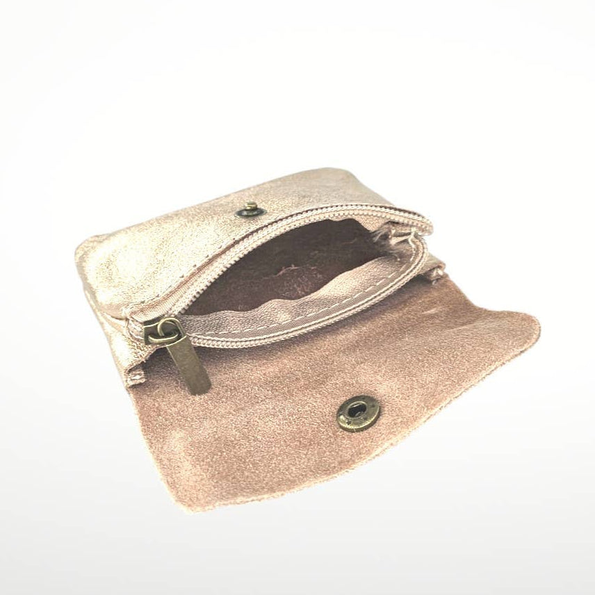 Katia Suede Leather Wallet - Italy