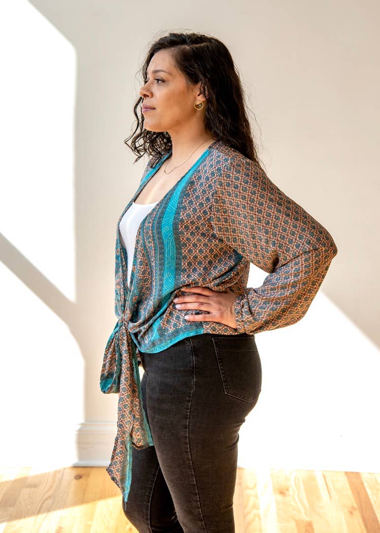 Sari Tie Blouse