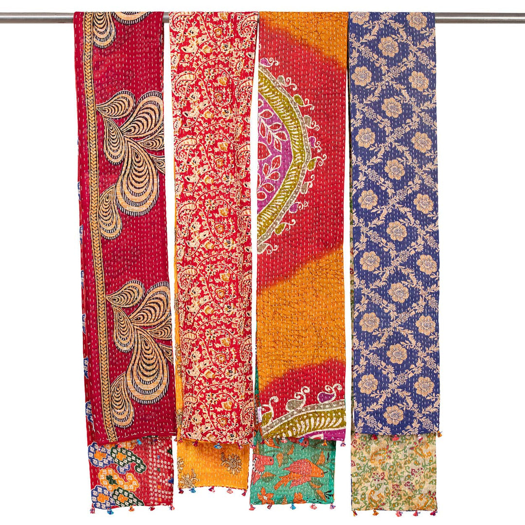 Reversible Kantha Head Scarf