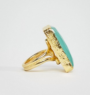 Large Square Cocktail Ring - East Africa
